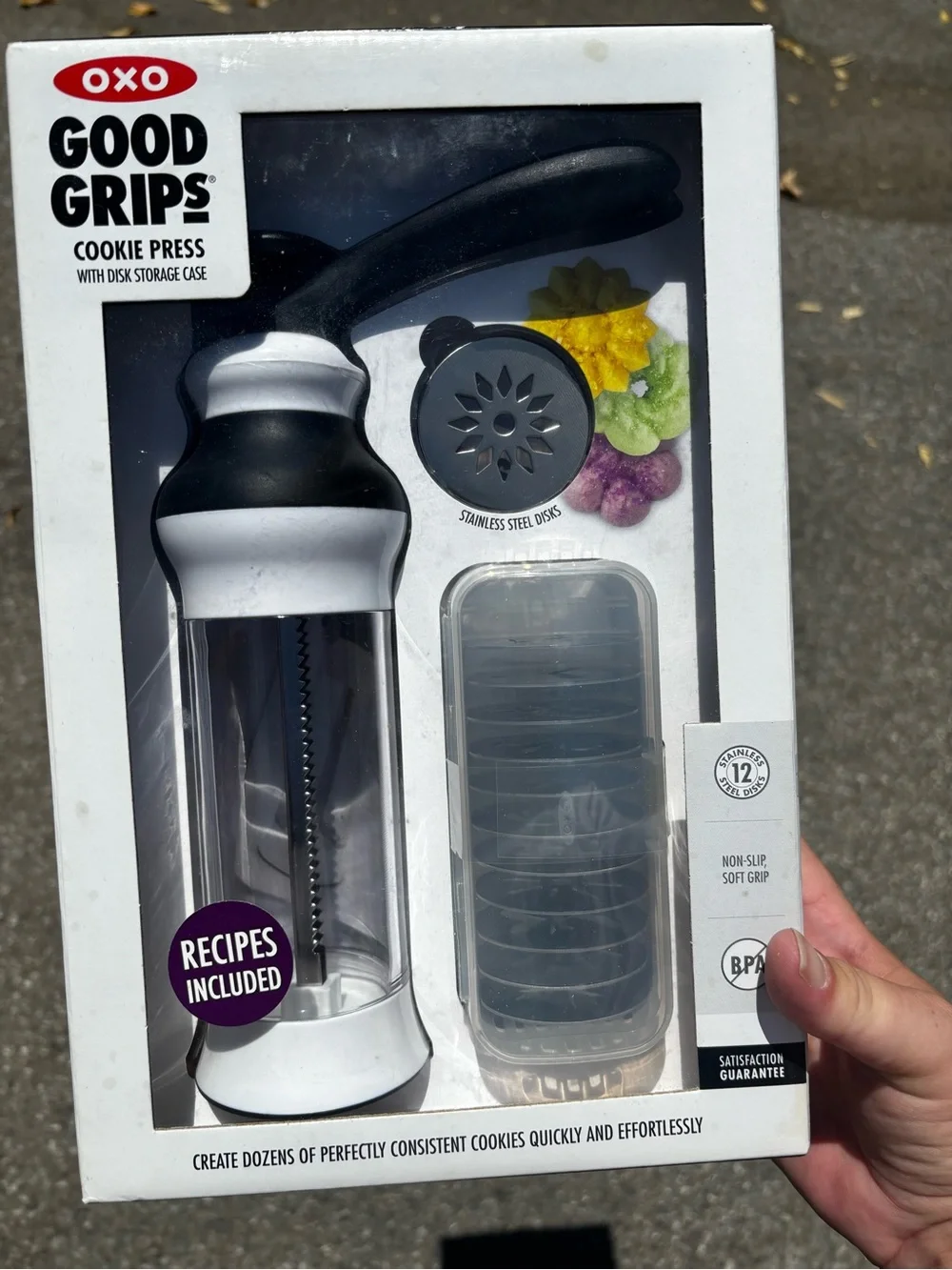 OXO cookie press